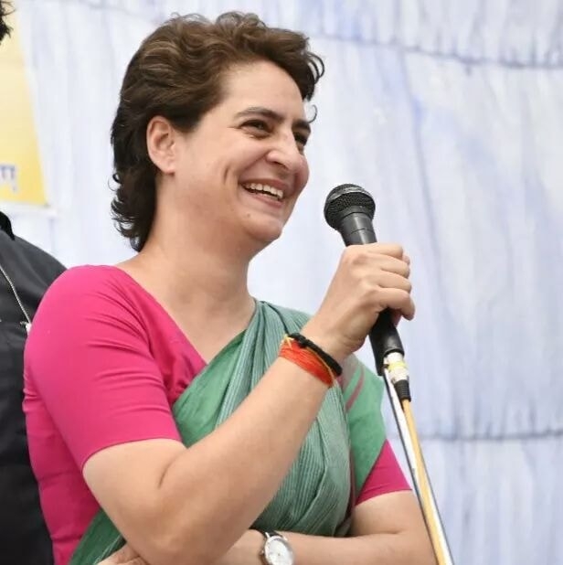 प्रियंका गाँधी के भाषण में कार्यकर्ता व किसान को प्राथमिकता