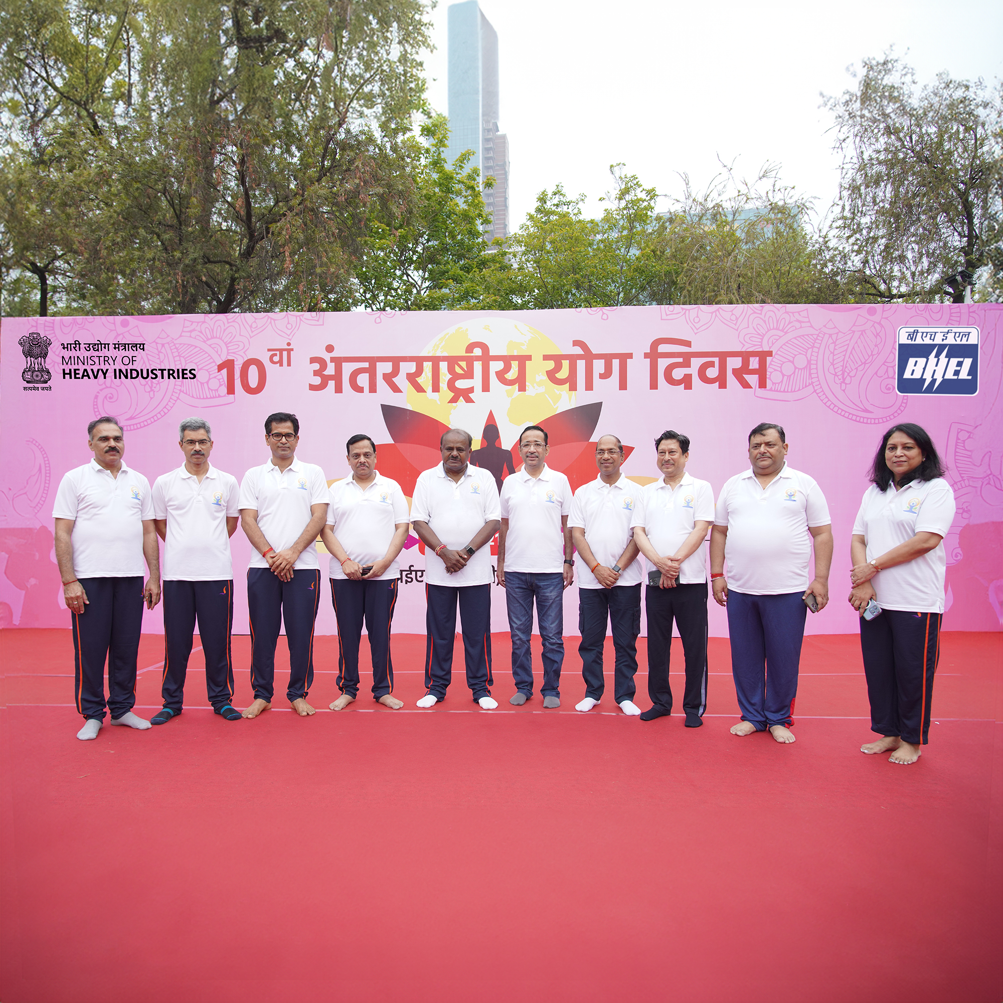 BHEL Celebrates Yoga Day