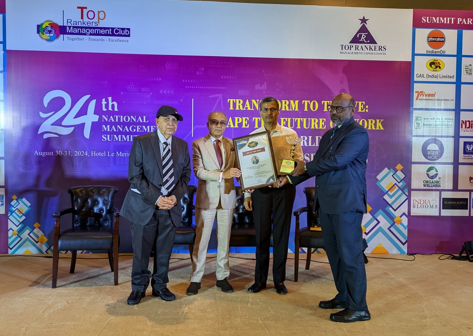REC CMD Honored with CEO of the Year Award at 24th National Management Summit