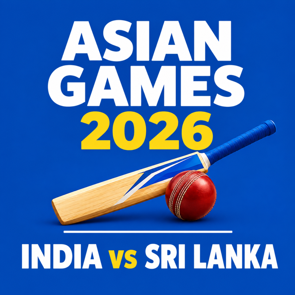 भारत ने एशियन गेम्स 2026 पुरुष T20 सेमीफाइनल में श्रीलंका को 124 रन से हराया, ईशान किशन ने नाबाद 80 रन बनाए